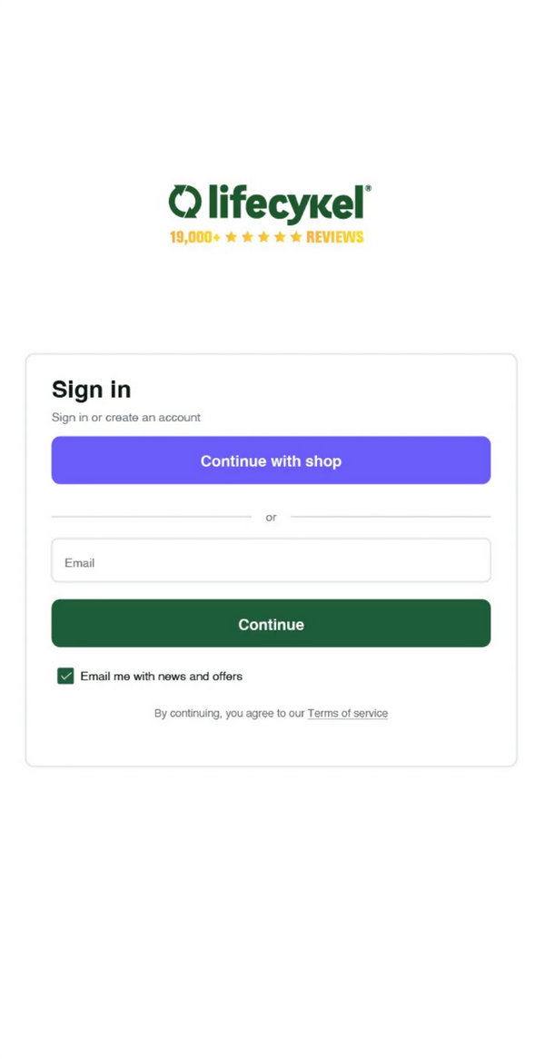 Open your account