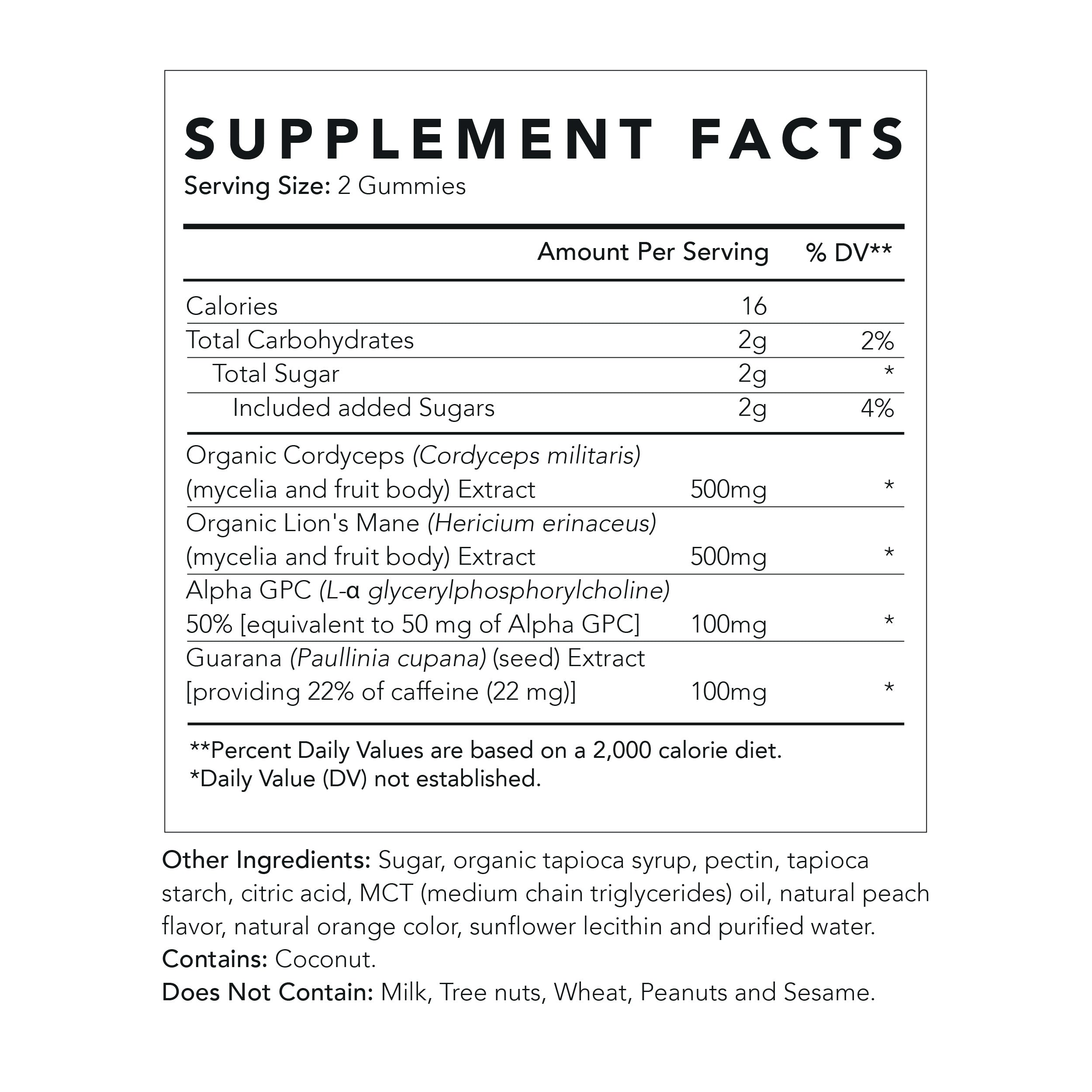 AM - Focus & Energy Gummies