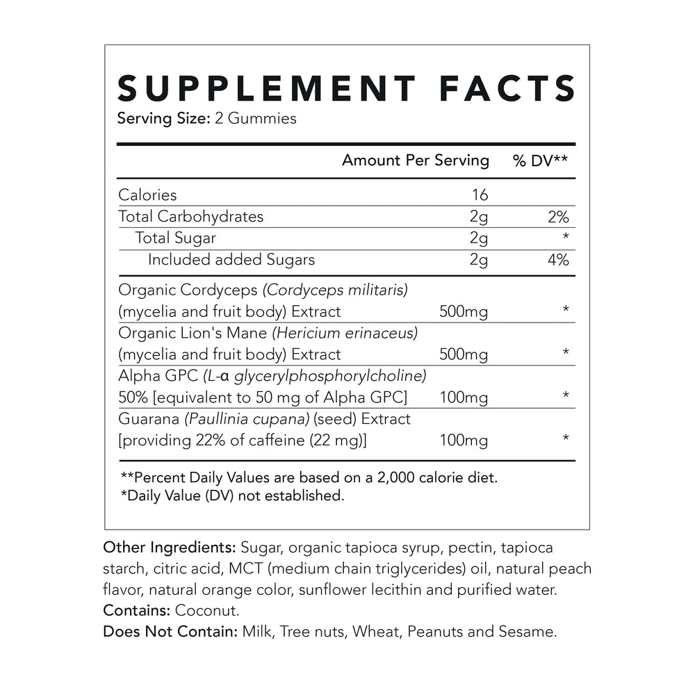 Lifecykel gummy supplement facts and ingredients list