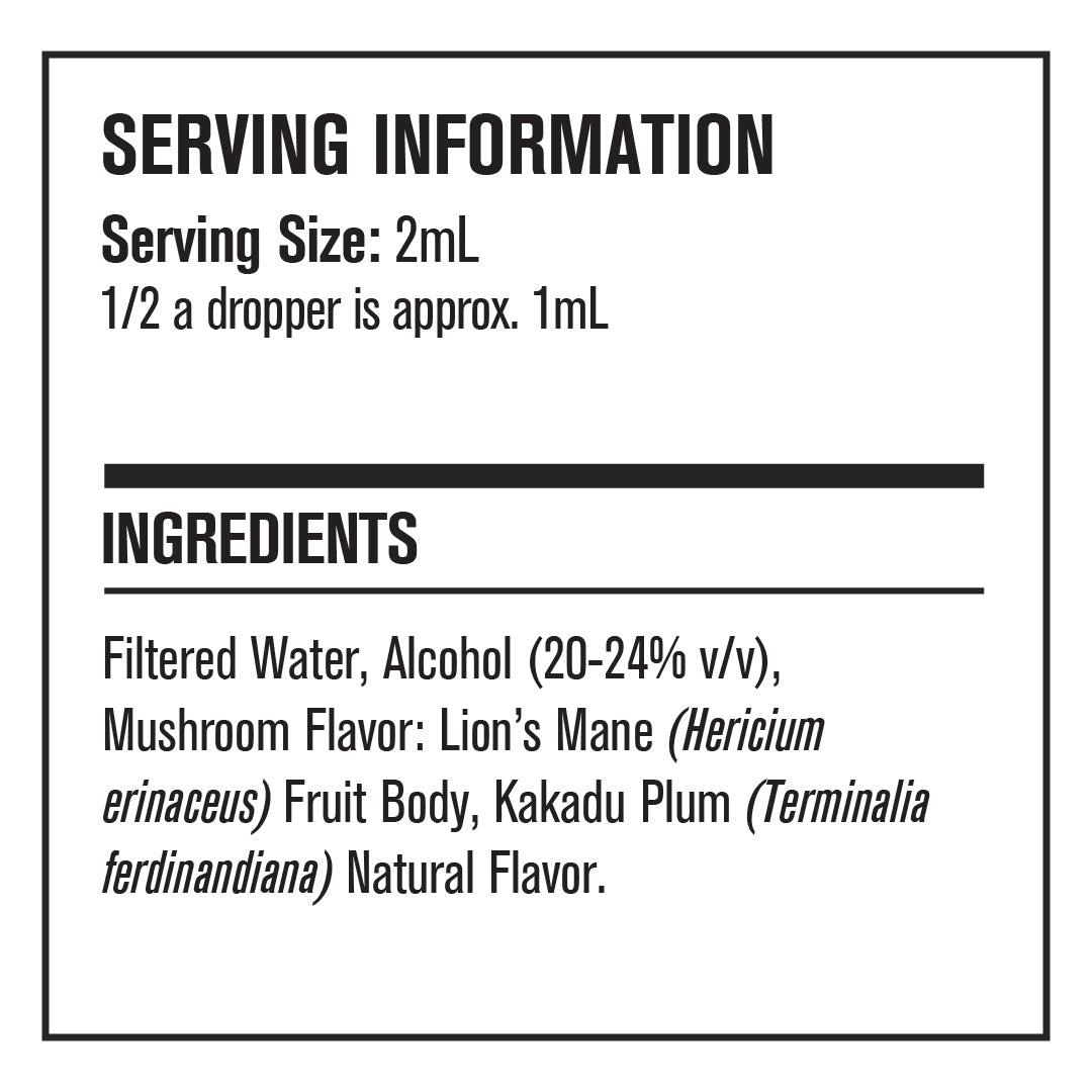 Lion's Mane+ Liquid Double Extract