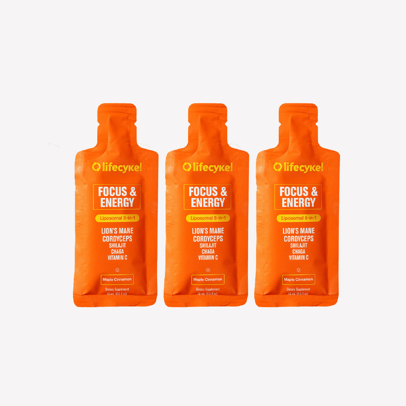 Focus & Energy Liposomal (3 x 15ml sachet)