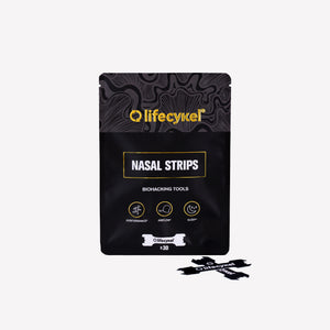 Lifecykel nasal strips packaging on a white background