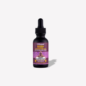 A 30ml bottle of Lifecykel Reshi mushroom extracts supplements on a white background