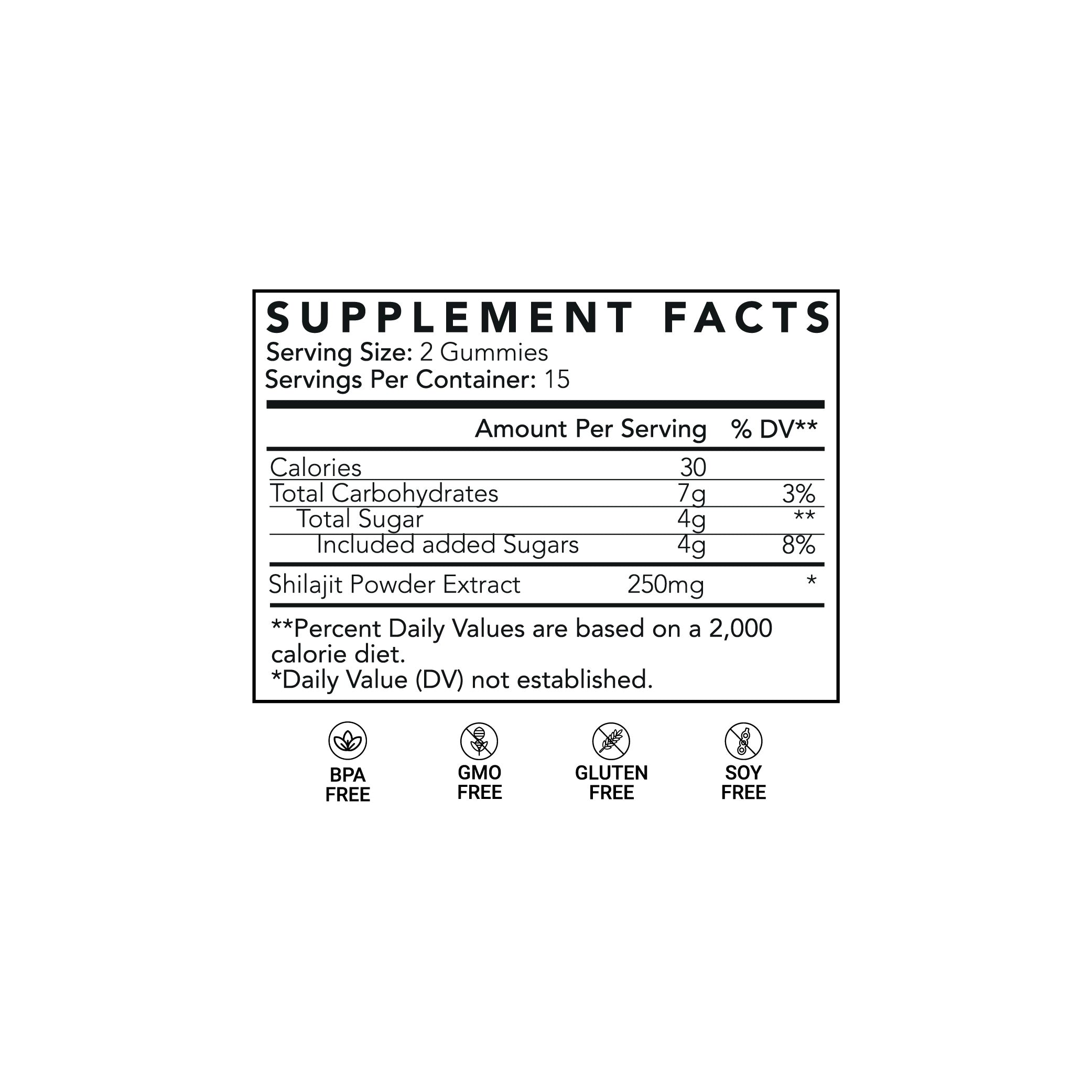 Shilajit Gummies (5 day supply)