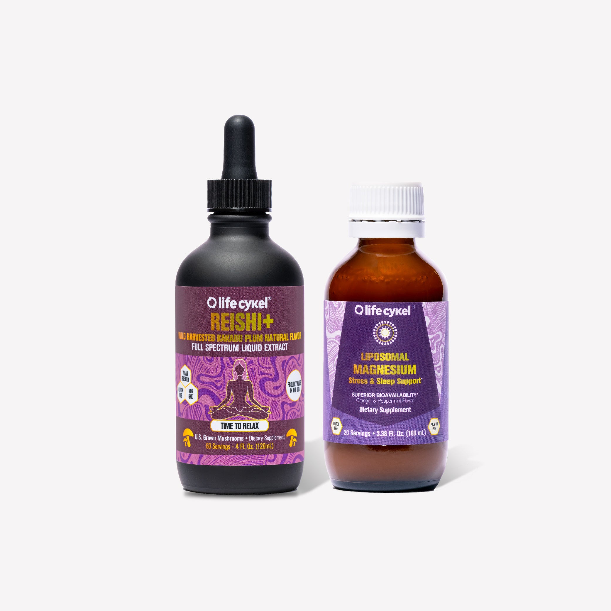 Stress & Sleep Pack - Reishi & Liposomal Magnesium
