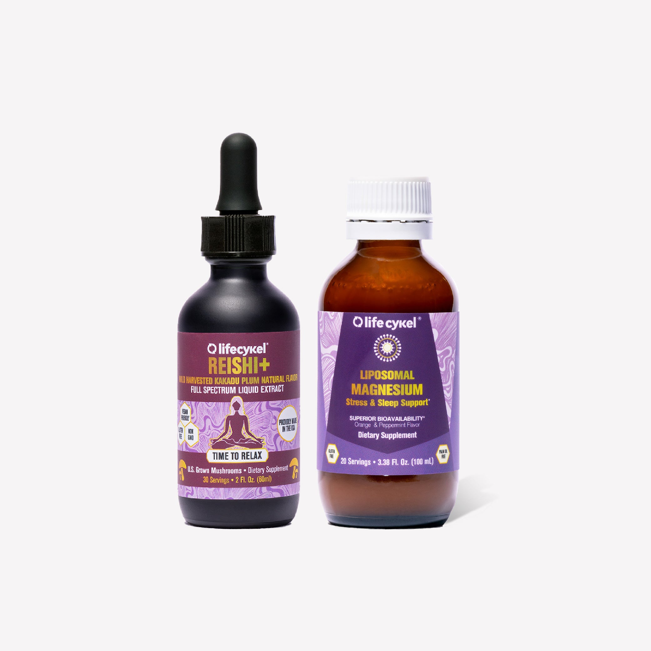 Stress & Sleep Pack - Reishi & Liposomal Magnesium
