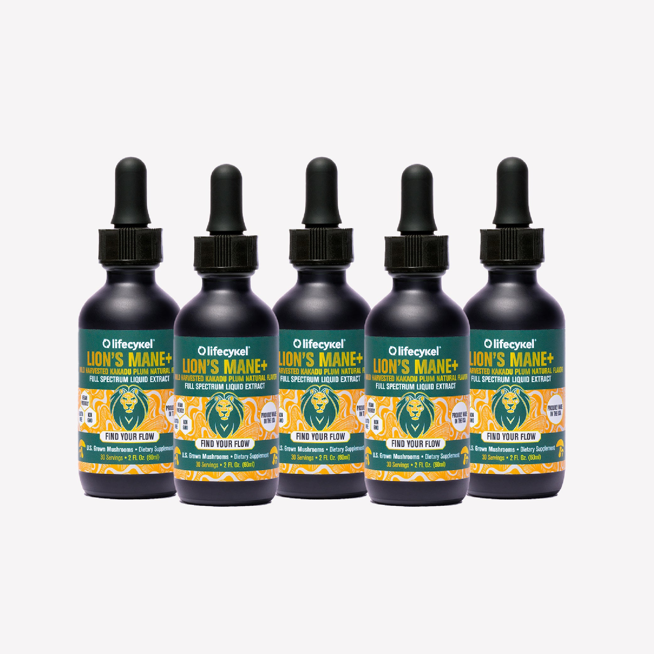 The Pride Pack - 5 x Lion's Mane