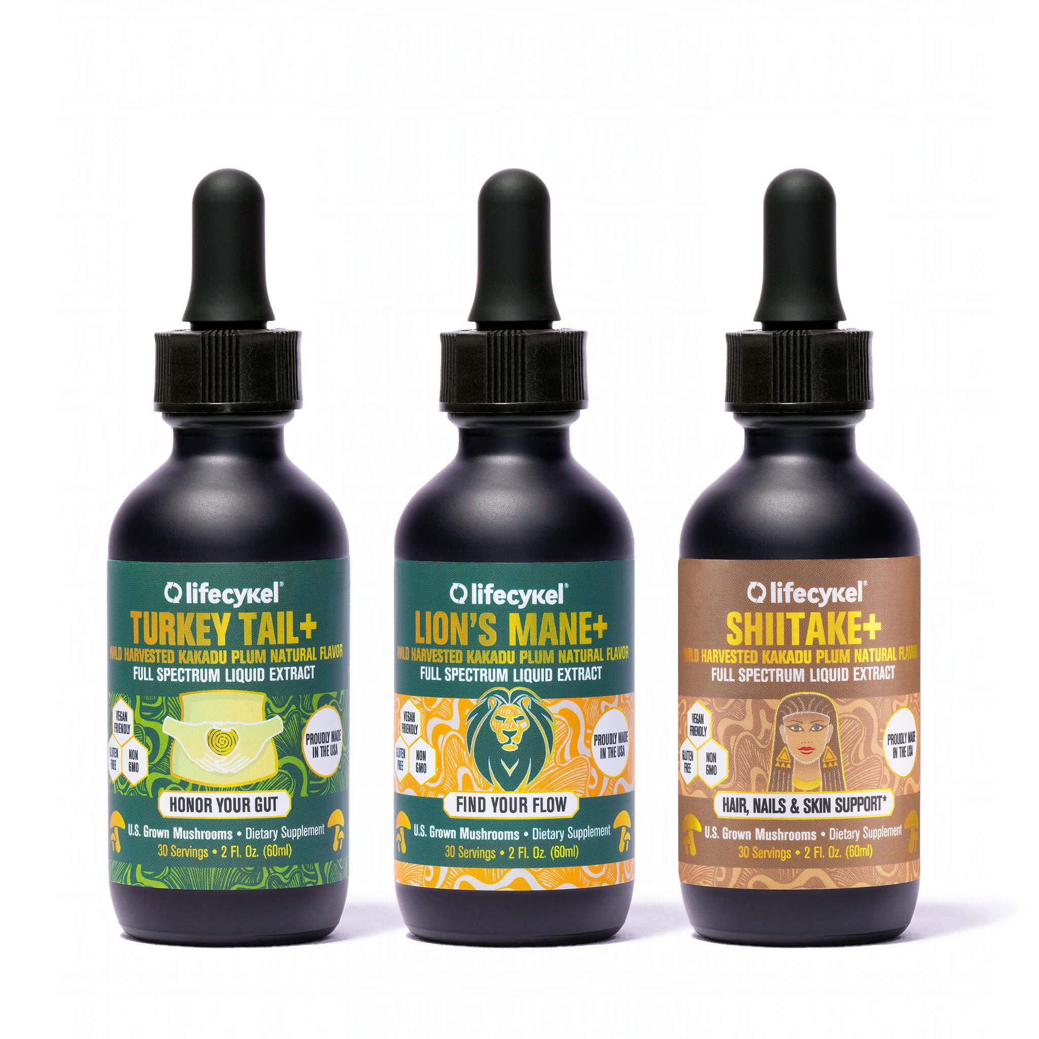 The Nirvana Pack - Lion's Mane, Shiitake & Turkey Tail