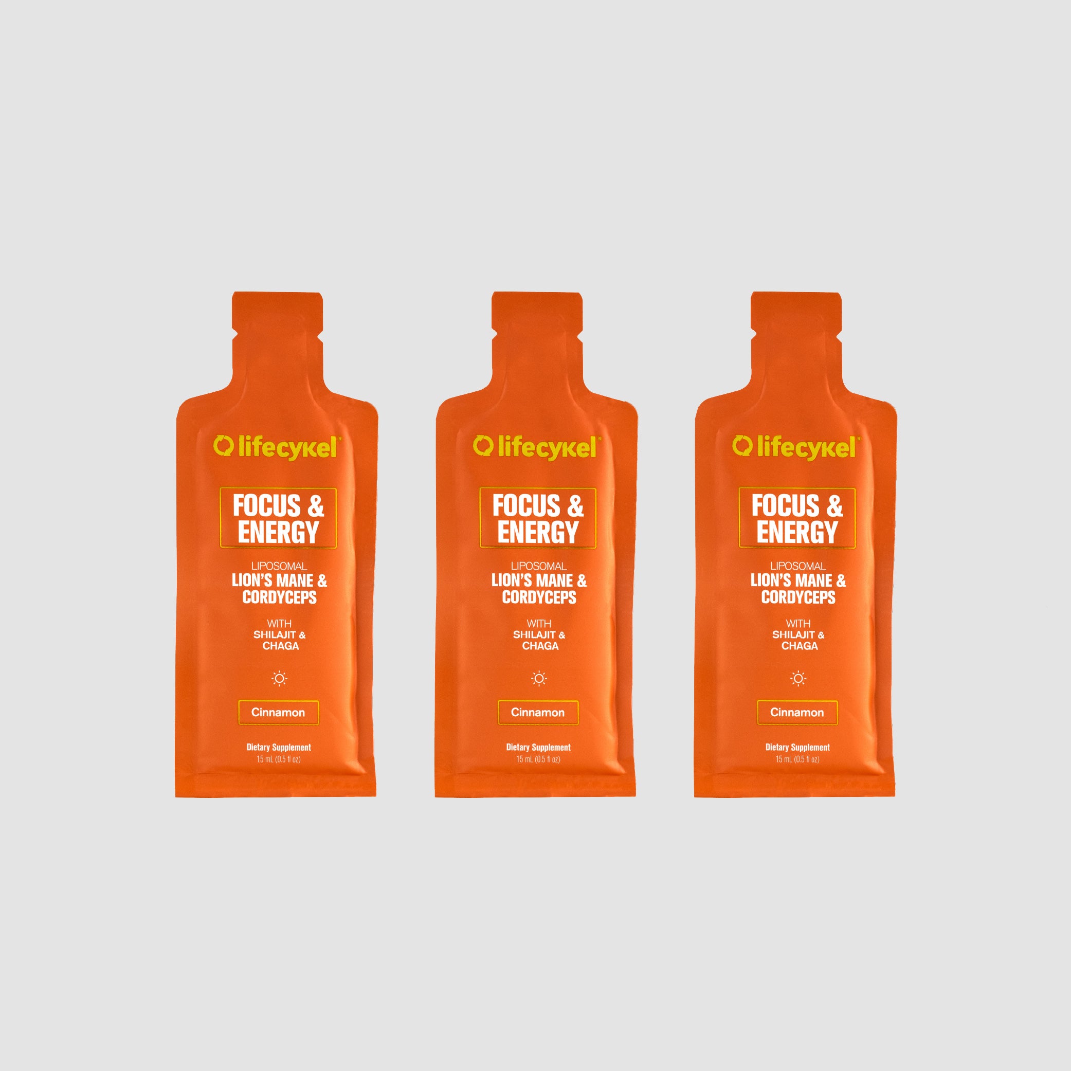 Focus & Energy Liposomal (3 x 15ml sachet)