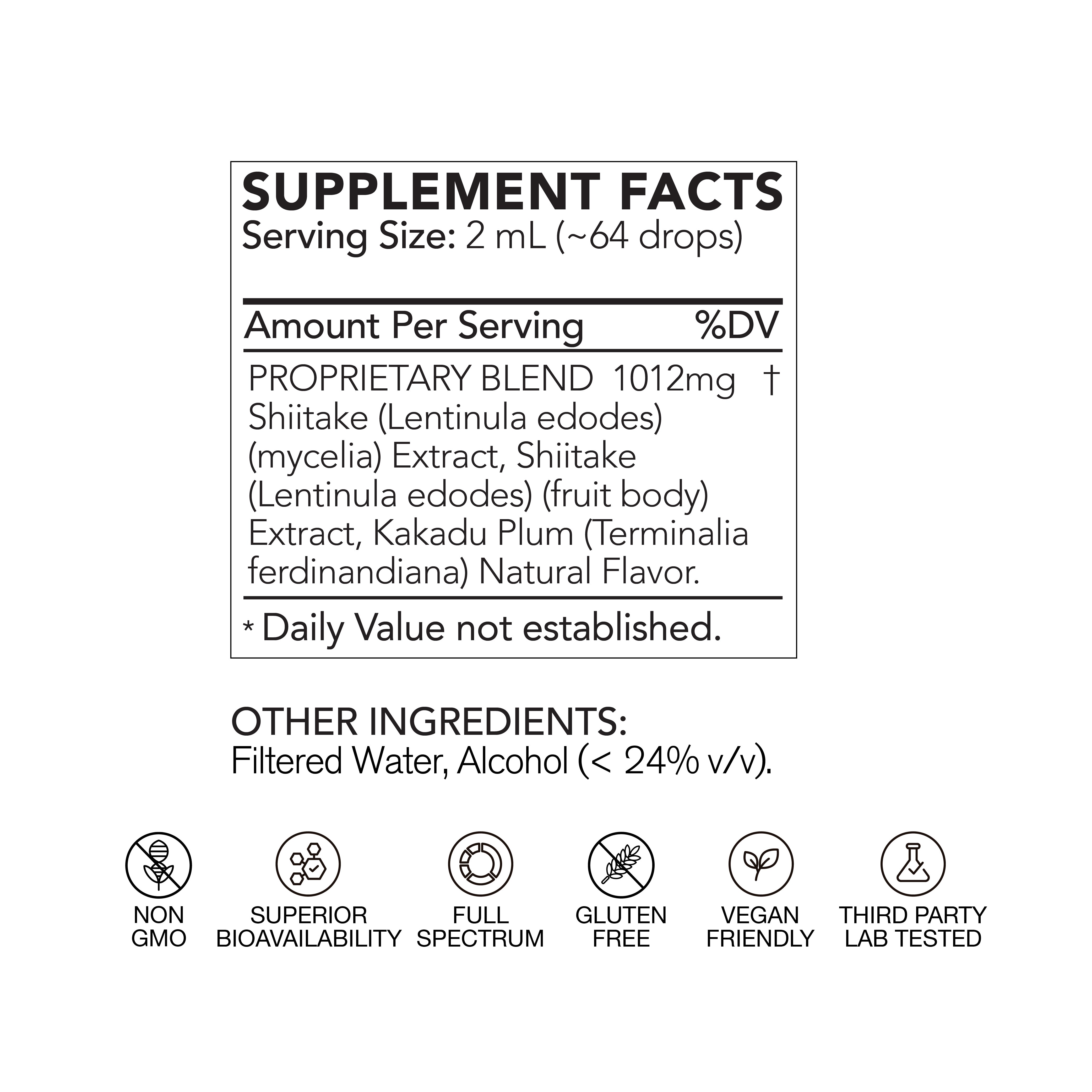 Shiitake+ Liquid Double Extract