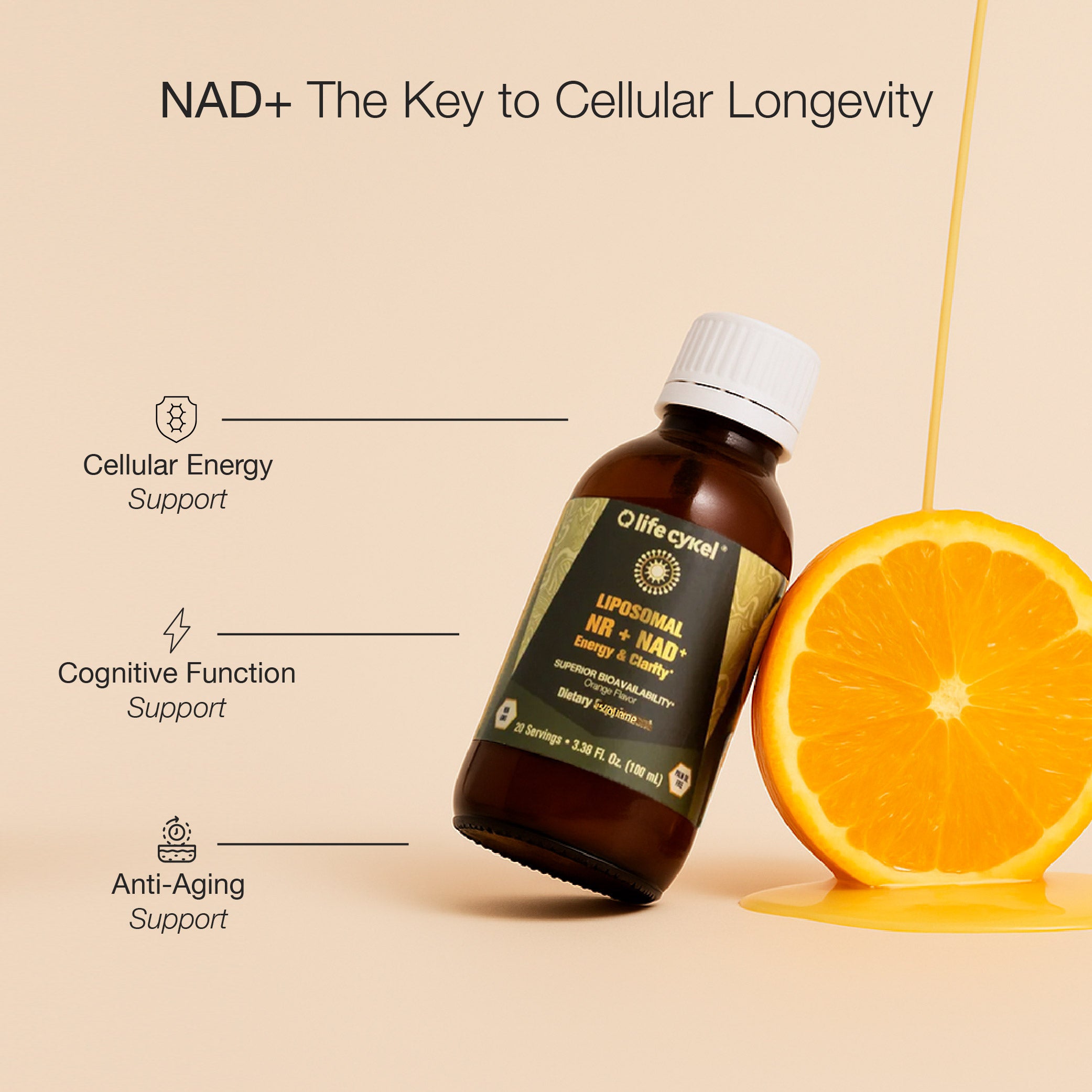Liposomal NR & NAD+